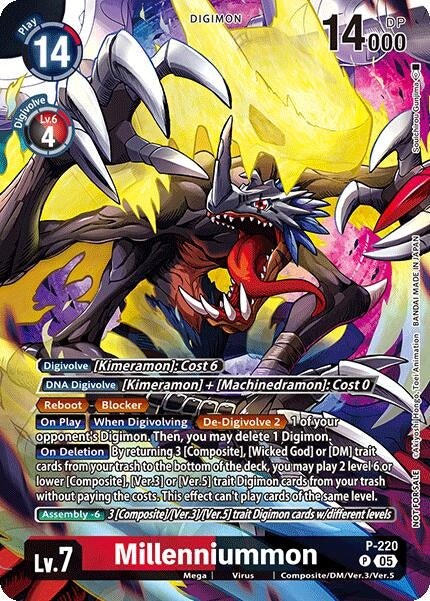 Image for Millenniummon (Time Stranger Box Topper) - Digimon Card Game