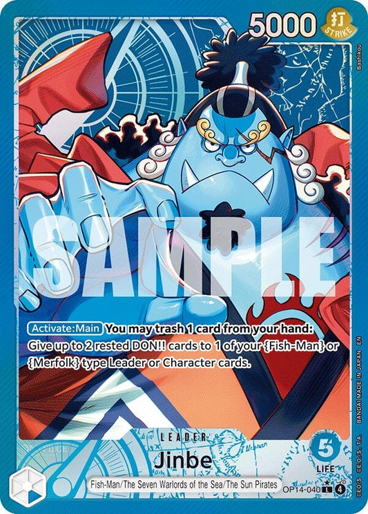 Image for Jinbe - OP14-040 (Alternate Art) - One Piece Card Game