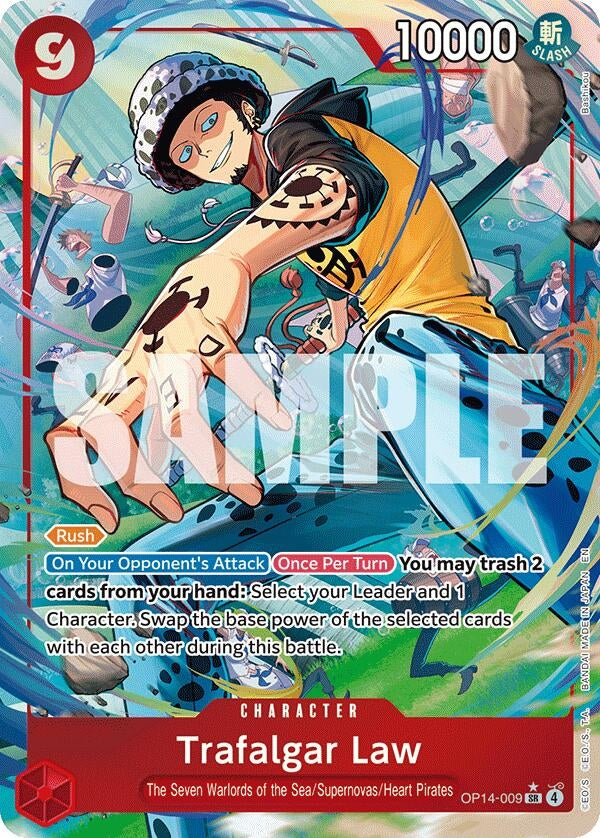 Image for Trafalgar Law - OP14-009 (Alternate Art) - One Piece Card Game