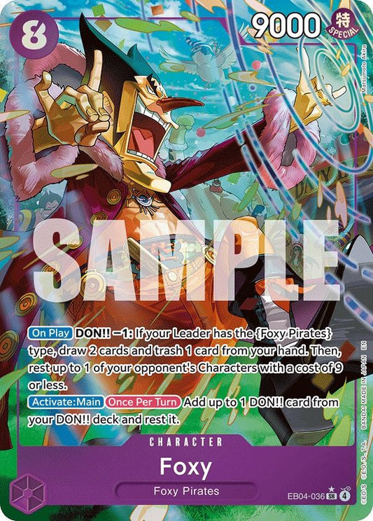 Image for Foxy (Alternate Art) - One Piece Card Game