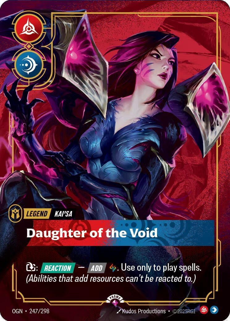 Image for Kai'Sa, Daughter of the Void (Metal) (Best Of) - Riftbound: League of Legends Trading Card Game