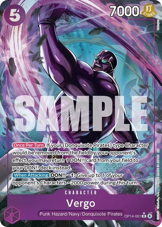 Image for Vergo (Alternate Art) - One Piece Card Game