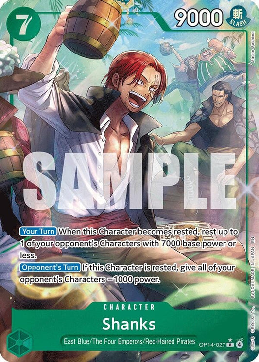 Image for Shanks (Alternate Art) - One Piece Card Game