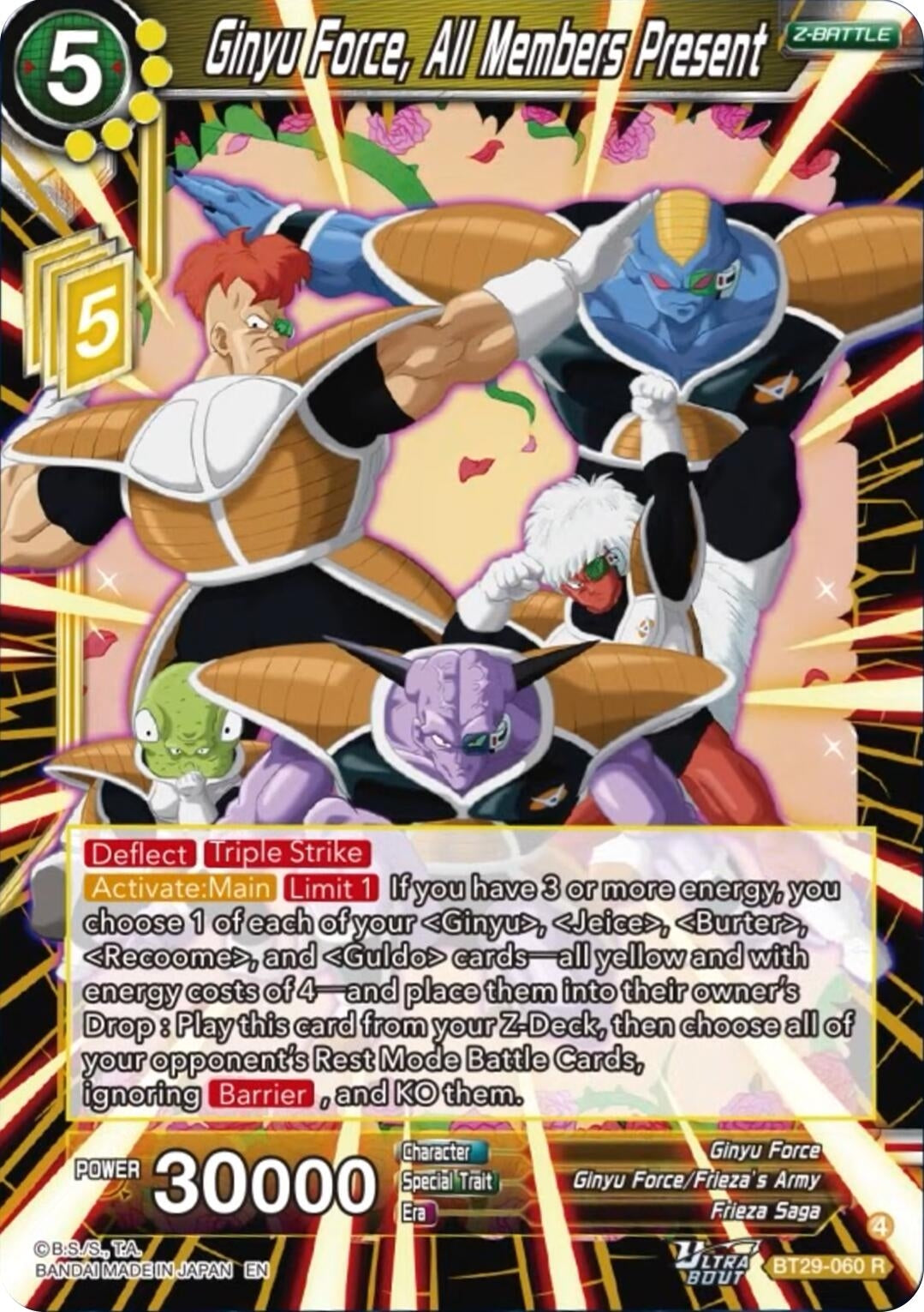 Image for Ginyo Force, All Members Present - Dragon Ball Super: Masters