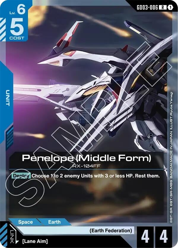 Image for Penelope (Middle Form) - Gundam Card Game