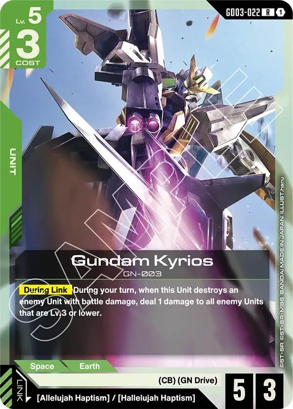 Image for Gundam Kyrios - Gundam Card Game