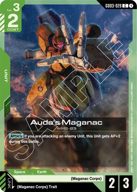 Image for Auda's Maganac - Gundam Card Game