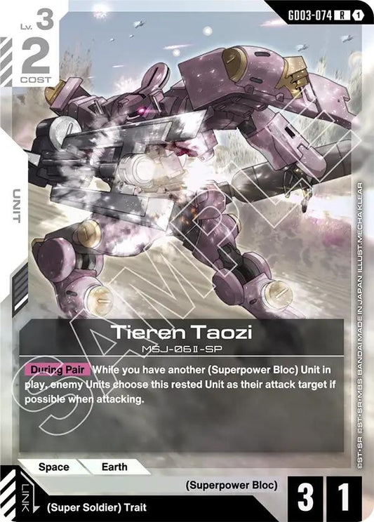 Image for Tieren Taozi - Gundam Card Game
