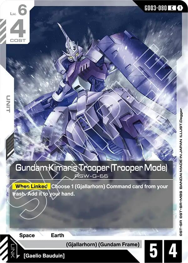 Image for Gundam Kimaris Trooper (Trooper Mode) - Gundam Card Game