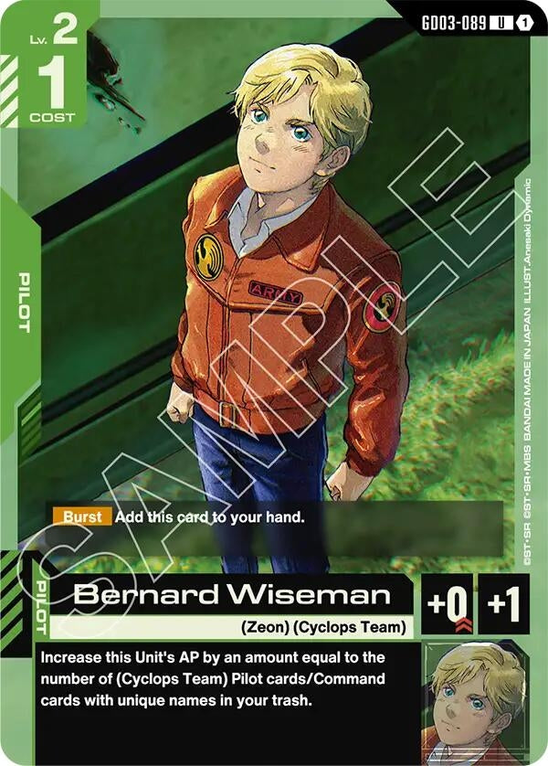 Image for Bernard Wiseman - Gundam Card Game