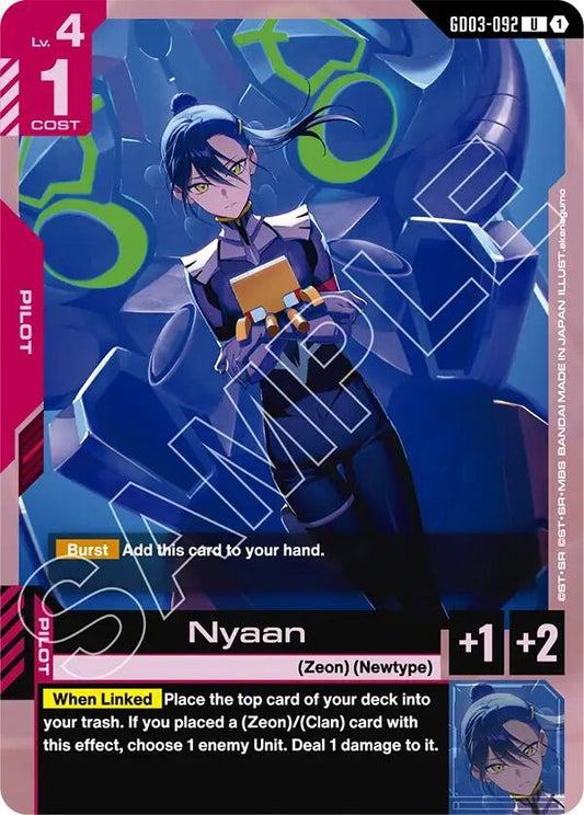 Image for Nyaan - Gundam Card Game