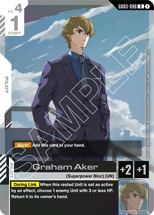 Image for Graham Aker - Gundam Card Game