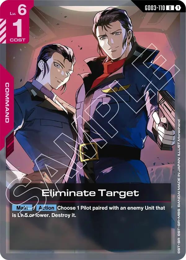 Image for Eliminate Target - Gundam Card Game