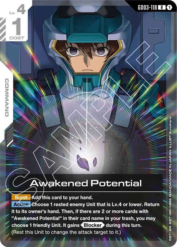 Image for Awakened Potential - Gundam Card Game