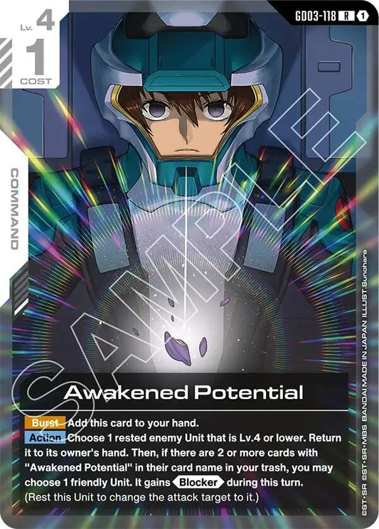 Image for Awakened Potential - Gundam Card Game