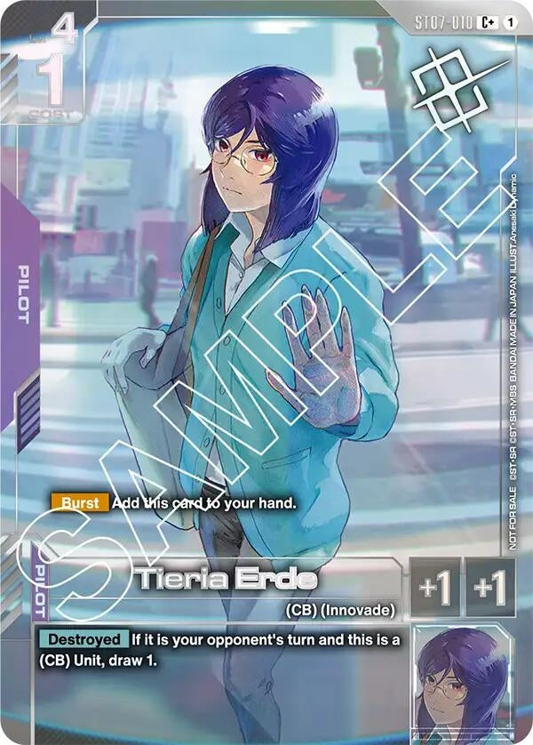 Image for Tieria Erde (Store Tournament Winner Pack 03) - Gundam Card Game