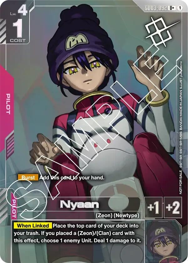Image for Nyaan (Store Tournament Winner Pack 03) - Gundam Card Game