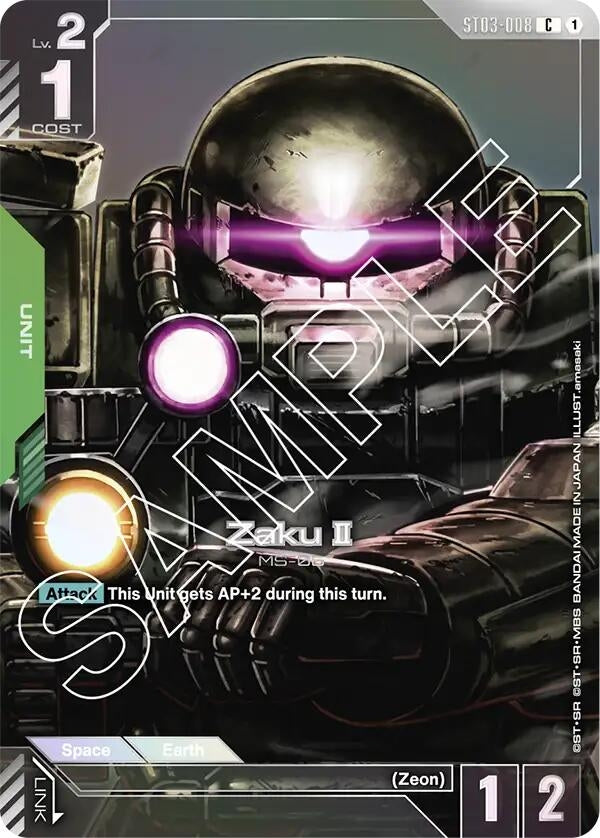 Image for Zaku II (Premium Card Collection) - Gundam Card Game