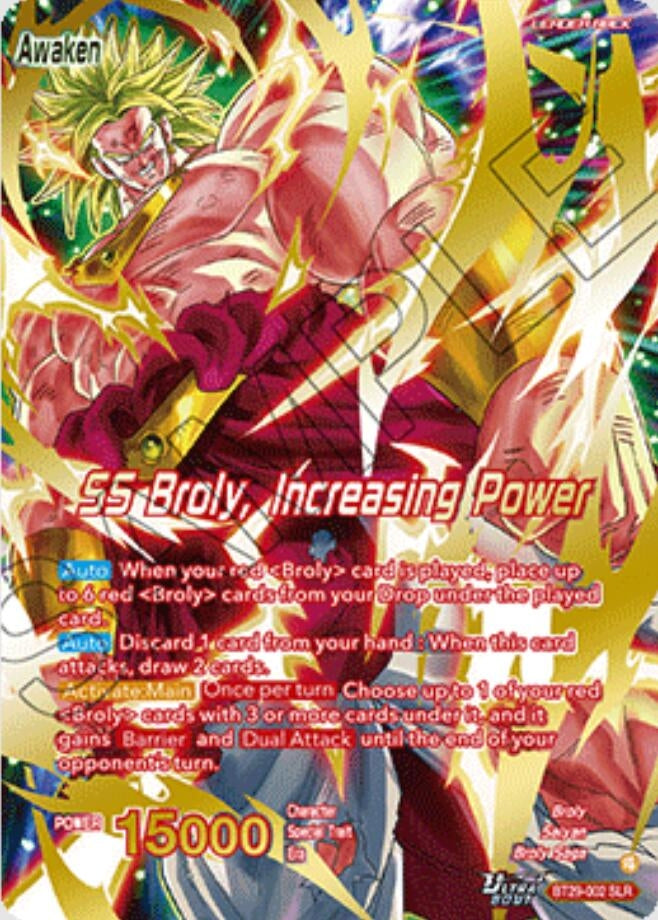 Image for Broly // SS Broly, Increasing Power (SLR) - Dragon Ball Super: Masters