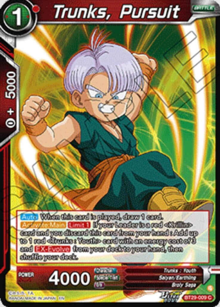 Image for Trunks, Pursuit - Dragon Ball Super: Masters