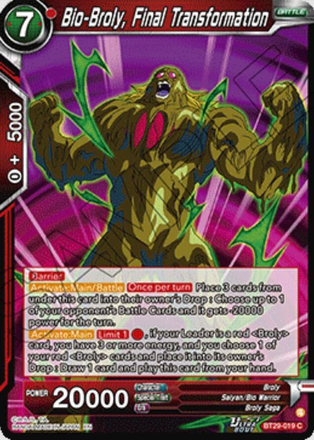 Image for Bio-Broly, Final Transformation - Dragon Ball Super: Masters
