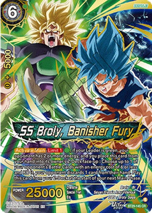 Image for SS Broly, Banisher Fury - Dragon Ball Super: Masters