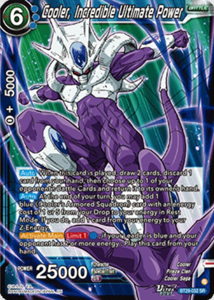 Image for Cooler, Incredible Ultimate Power - Dragon Ball Super: Masters