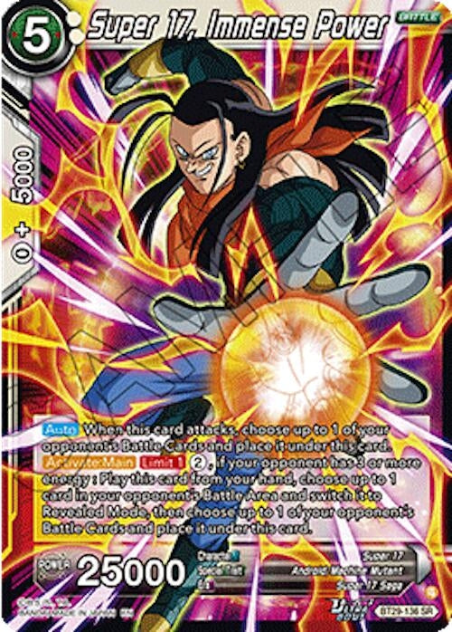 Image for Super 17, Immense Power - Dragon Ball Super: Masters