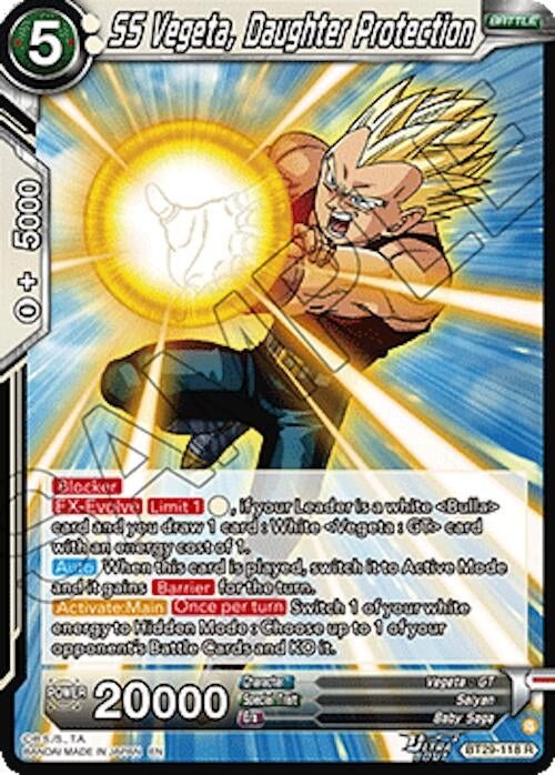 Image for SS Vegeta, Daughter Protection - Dragon Ball Super: Masters