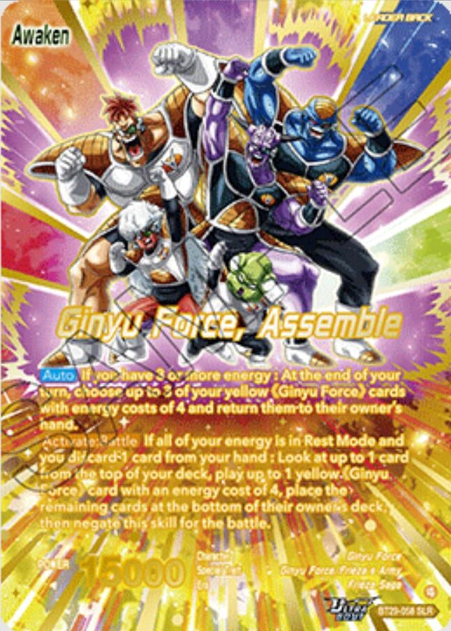 Image for Ginyu // Ginyu Force, Assemble (SLR) - Dragon Ball Super: Masters