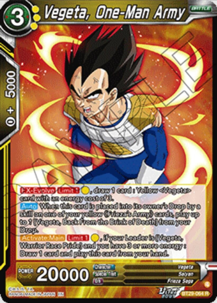 Image for Vegeta, One-Man Army - Dragon Ball Super: Masters