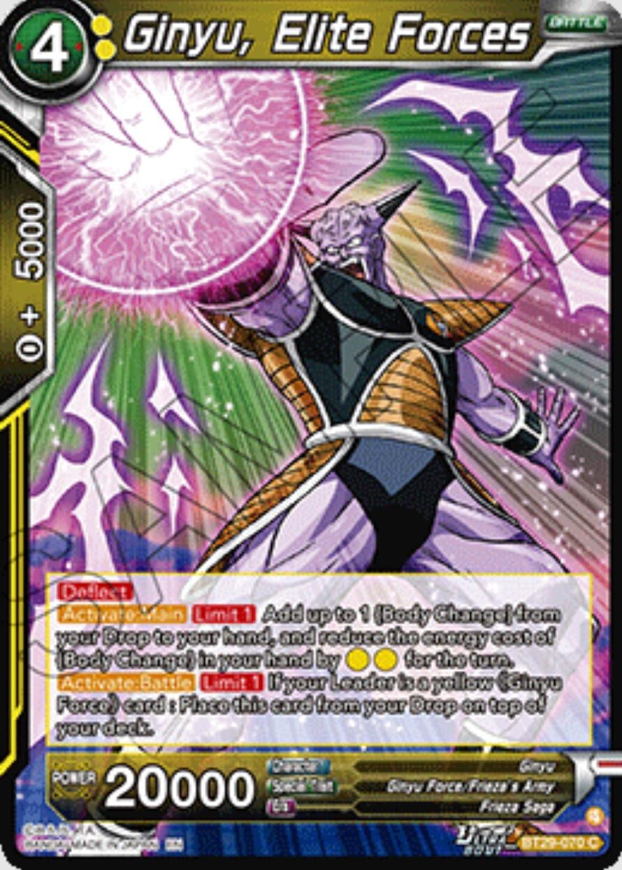 Image for Ginyu, Elite Forces - Dragon Ball Super: Masters