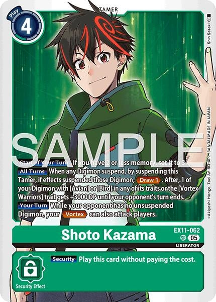 Image for Shoto Kazama - Digimon Card Game