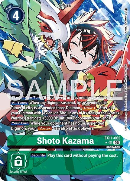 Image for Shoto Kazama (Alternate Art) - Digimon Card Game