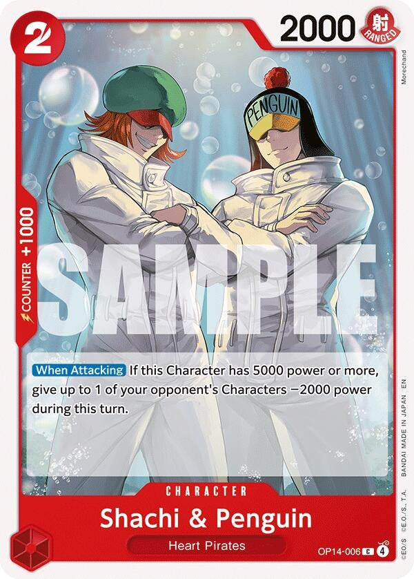 Image for Shachi & Penguin - One Piece Card Game