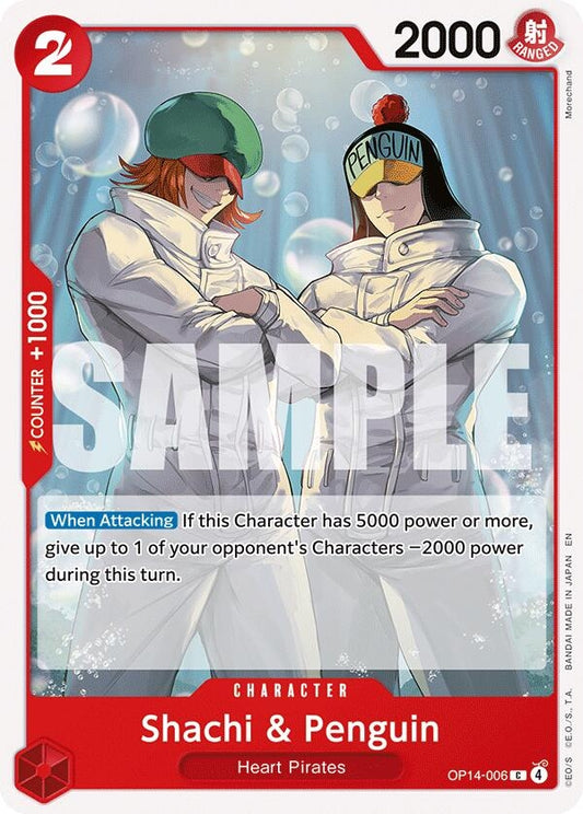 Image for Shachi & Penguin - One Piece Card Game
