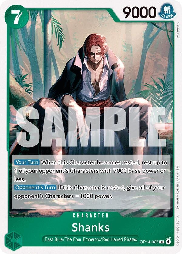 Image for Shanks - One Piece Card Game