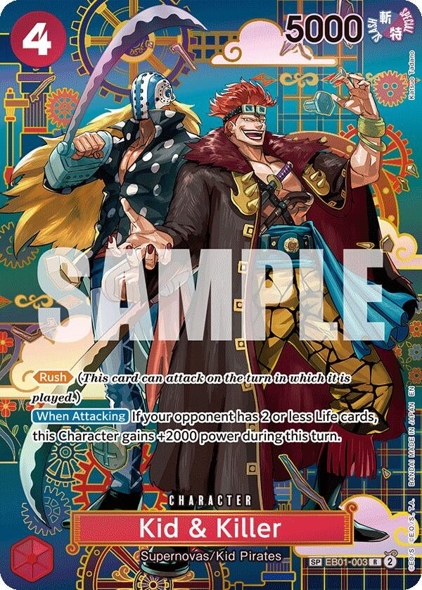 Image for Kid & Killer - EB01-003 (SP) - One Piece Card Game