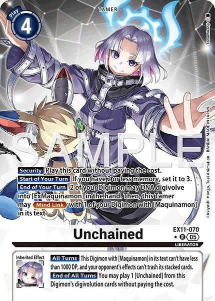 Image for Unchained (Alternate Art) - Digimon Card Game