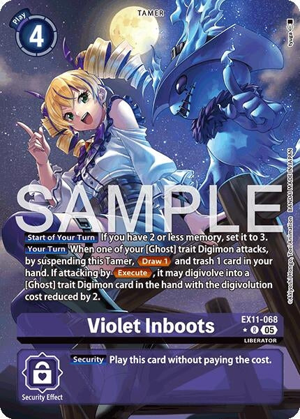 Image for Violet Inboots (Alternate Art) - Digimon Card Game