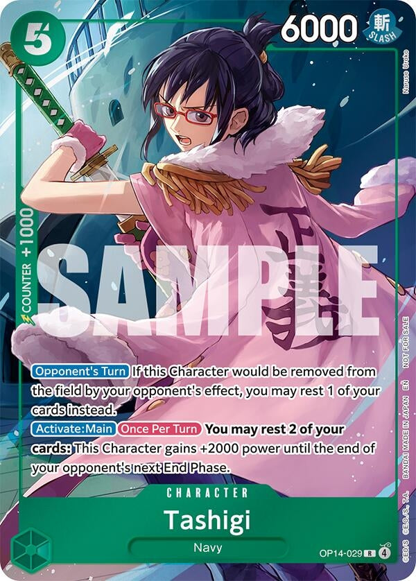 Image for Tashigi (Dash Pack) - One Piece Card Game