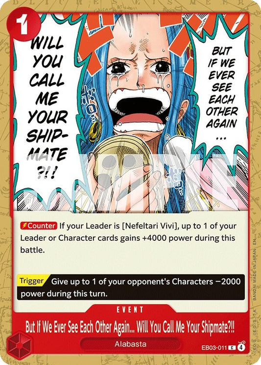 Image for But If We Ever See Each Other Again... Will You Call Me Your Shipmate?!! - One Piece Card Game