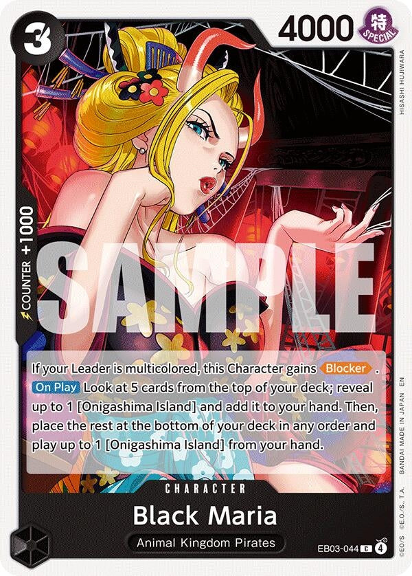 Image for Black Maria - One Piece Card Game