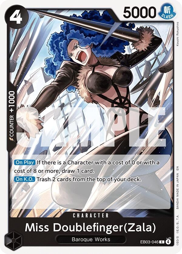 Image for Miss Doublefinger(Zala) - One Piece Card Game