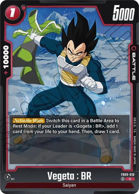 Image for Vegeta : BR - FB09-018 - Dragon Ball Super: Fusion World