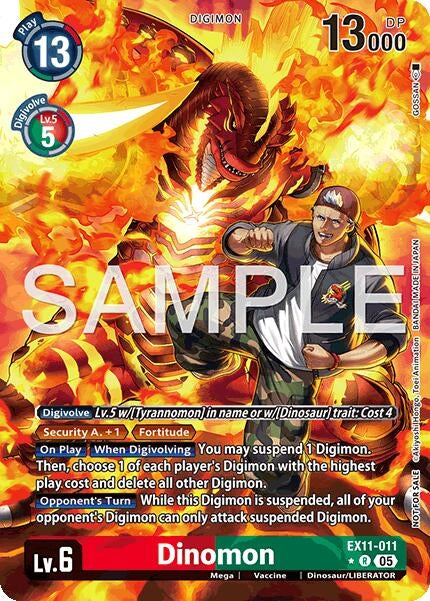 Image for Dinomon (Box Topper) - Digimon Card Game