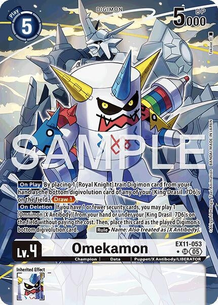 Image for Omekamon (Alternate Art) - Digimon Card Game