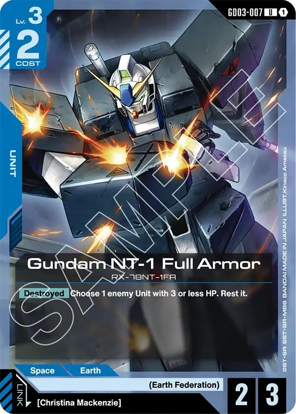 Image for Gundam NT-1 Full Armor - Gundam Card Game