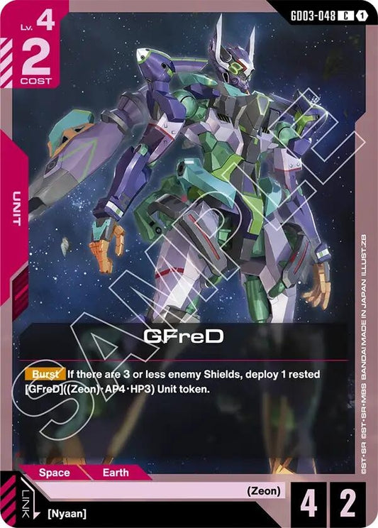 Image for GFreD (GD03-048) - Gundam Card Game