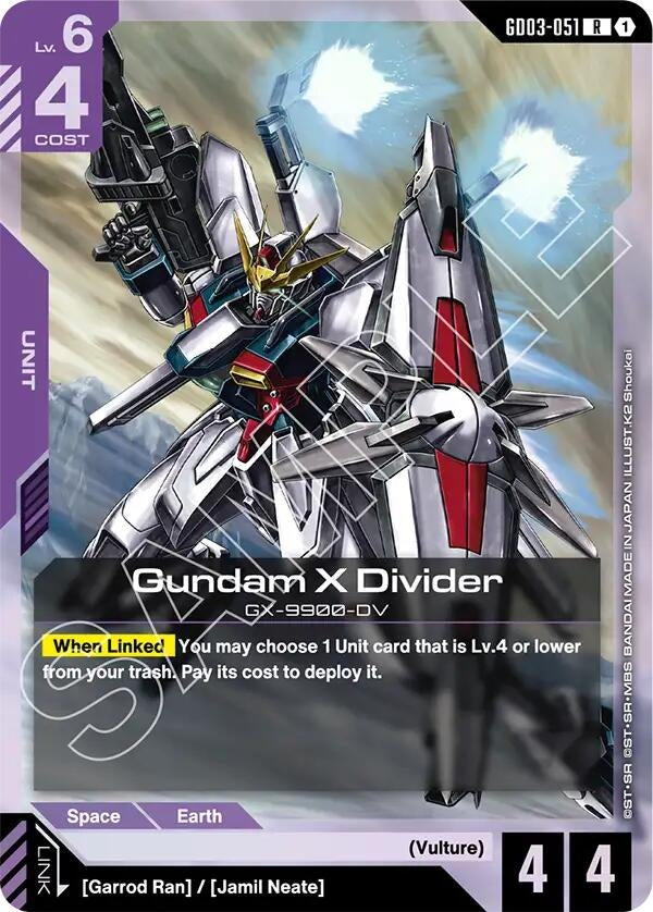 Image for Gundam X Divider - Gundam Card Game